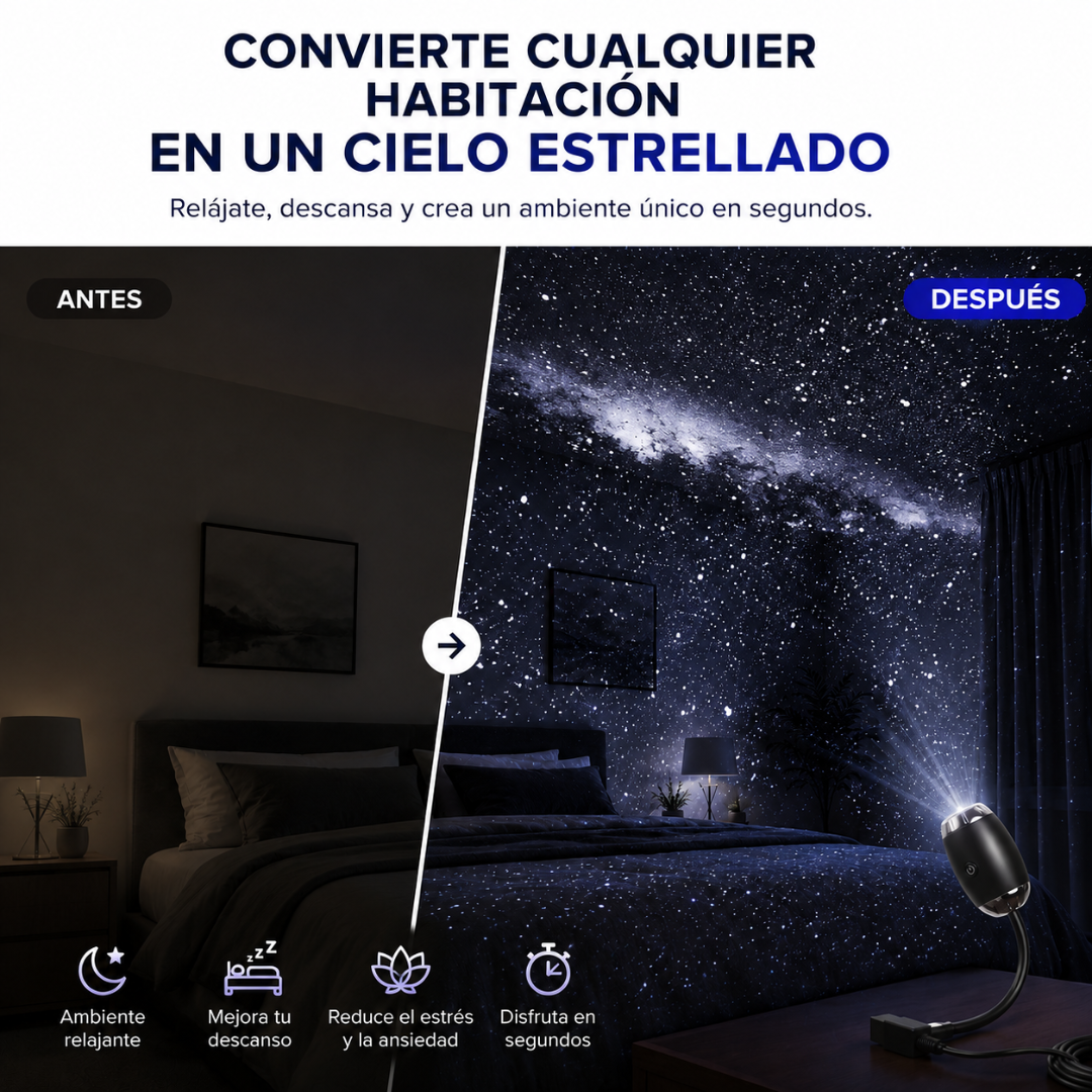 Proyector de Galaxia Veluna