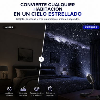 Proyector de Galaxia Veluna